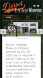 Mobile Screenshot of dorsetheritagemuseum.ca